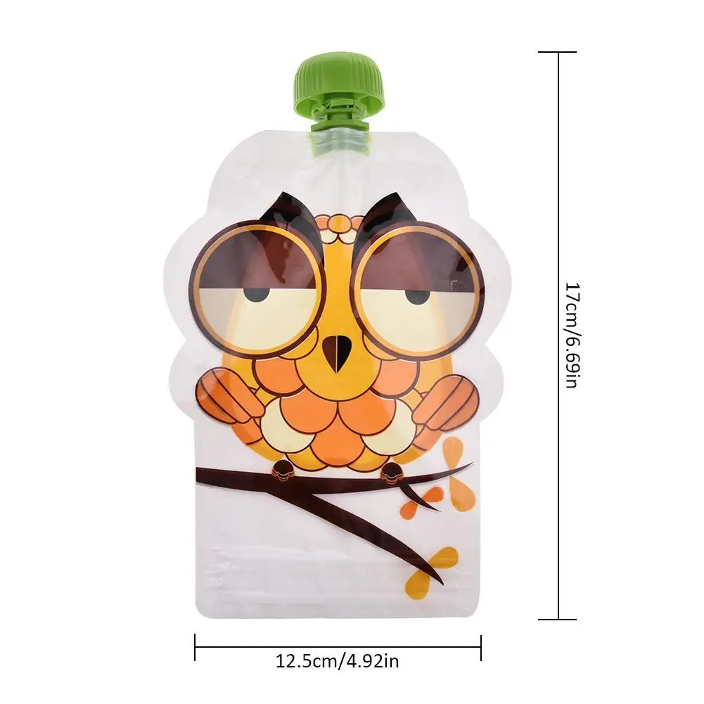 8 Pcs Sealed Complementary Food Pouch