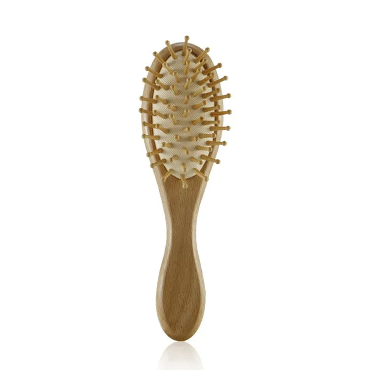 Newborn Baby Wooden Hair Brush