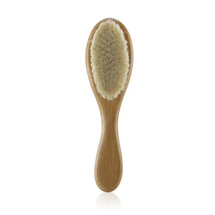 Newborn Baby Wooden Hair Brush