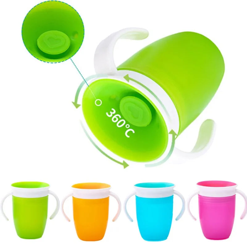 360° Rotating Baby Learning Drinking Cup