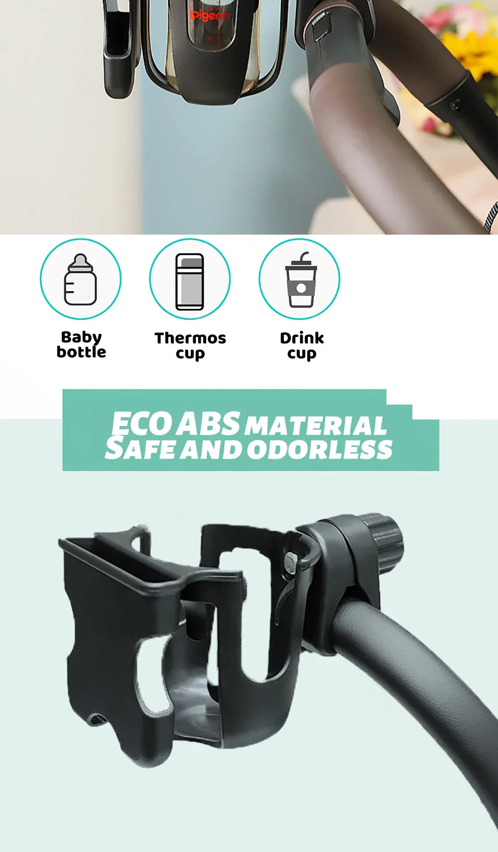 Baby Stroller Cup and Phone Holder