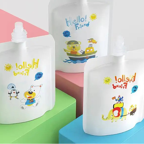 8 Pcs Sealed Complementary Food Pouch