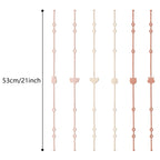 6pcs Silicone Baby Toy & Pacifier Straps