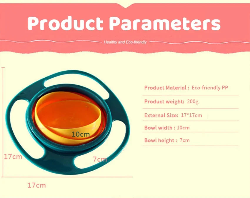 Baby Feeding Gyro Bowl