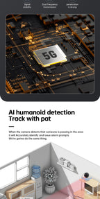 Lenovo 5MP WiFi Camera Smart Home Indoor Wireless