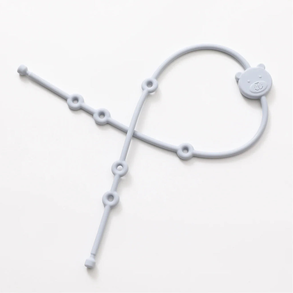 6pcs Silicone Baby Toy & Pacifier Straps