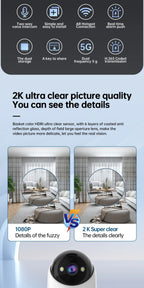 Lenovo 5MP WiFi Camera Smart Home Indoor Wireless