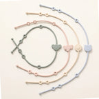 6pcs Silicone Baby Toy & Pacifier Straps