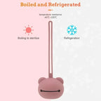 Panda-Shaped Silicone Pacifier Case