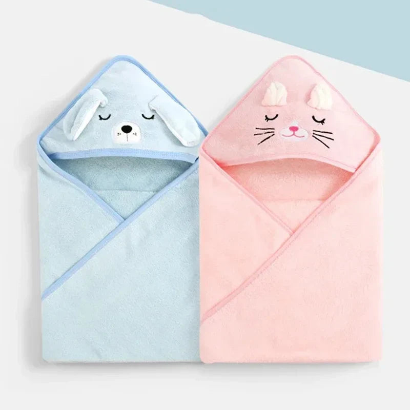 Cartoon Animal Hooded Baby Towels