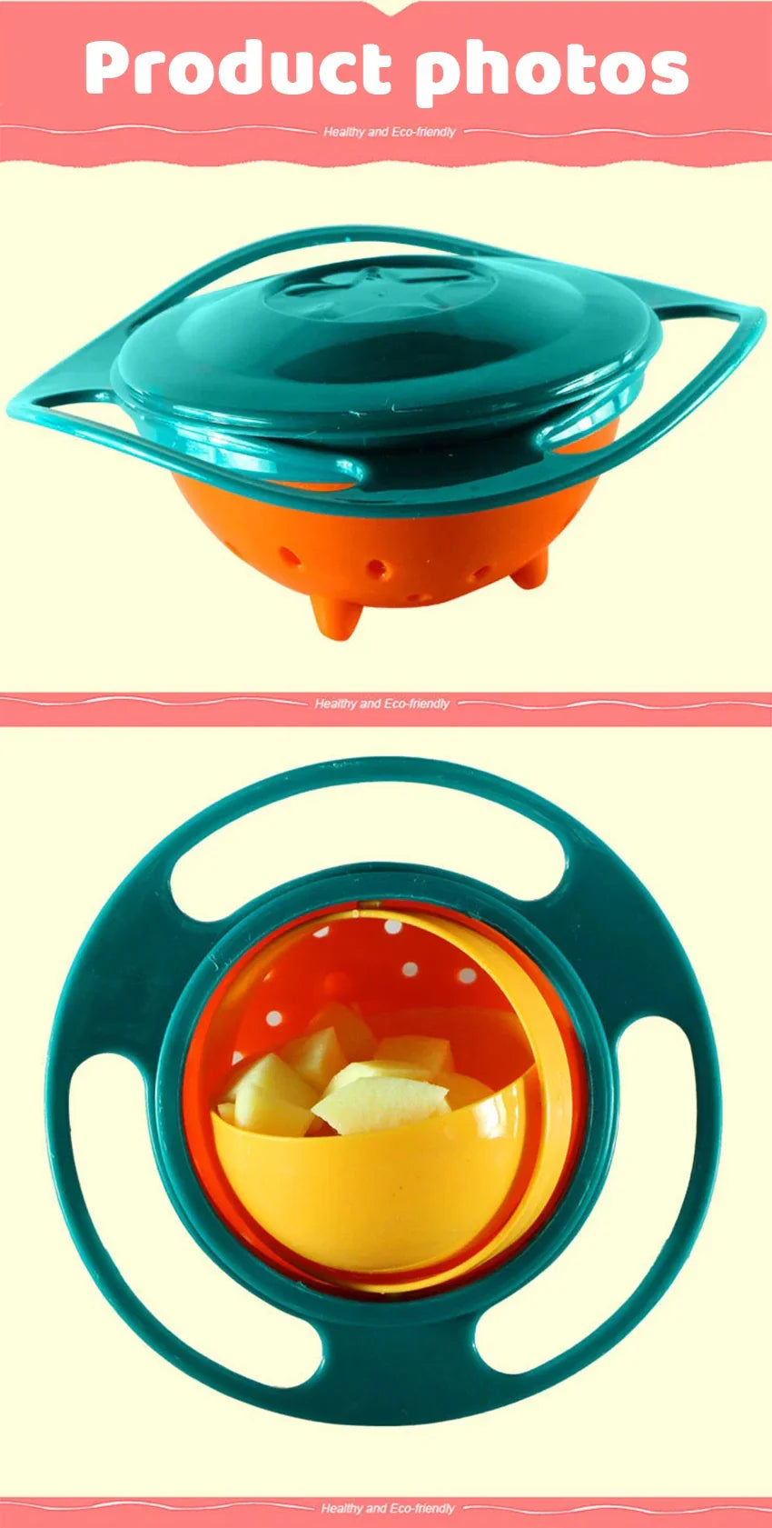 Baby Feeding Gyro Bowl