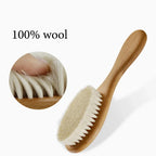 Newborn Baby Wooden Hair Brush
