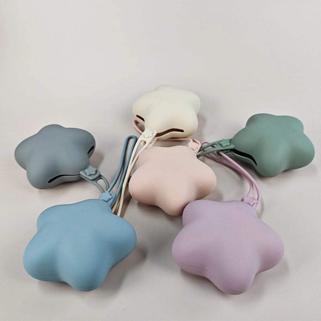 Star Silicone Pacifier Storage Bag