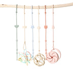 6pcs Silicone Baby Toy & Pacifier Straps