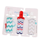 3 Pcs Baby Pacifier Clip Set