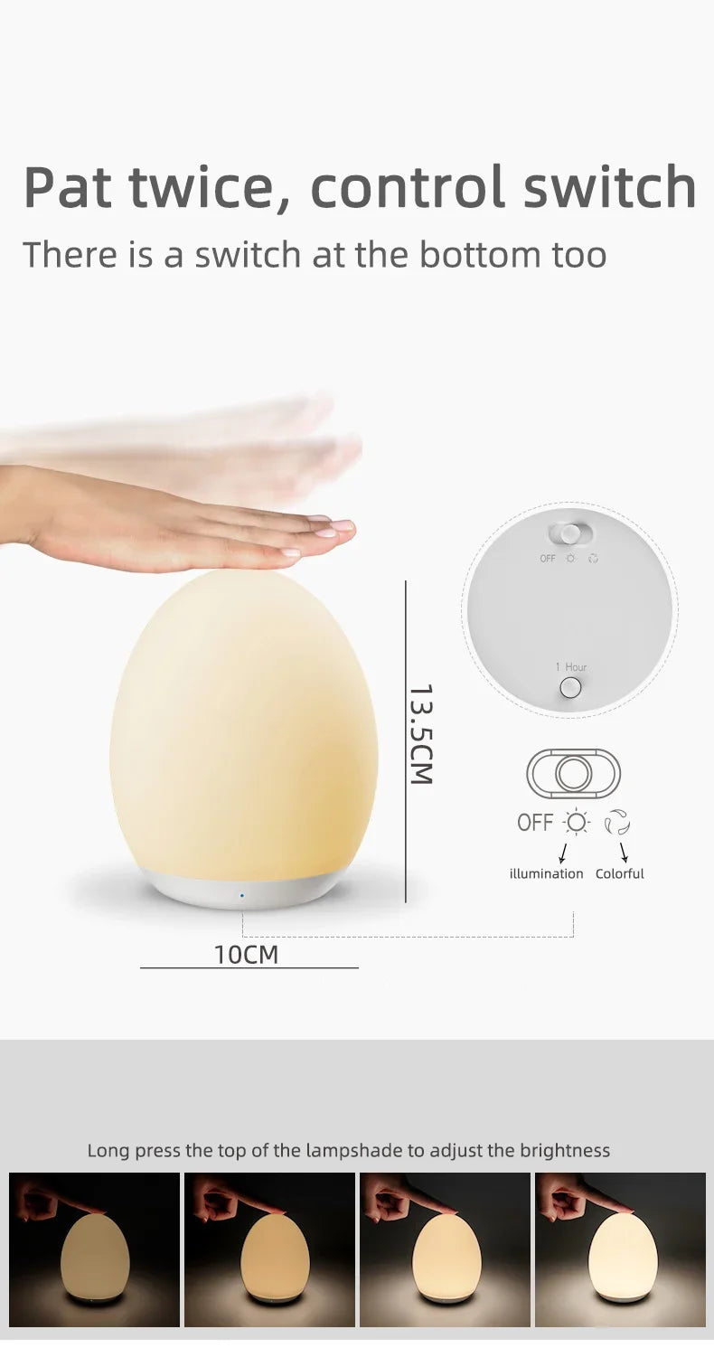 Rechargeable Nursery Lamp