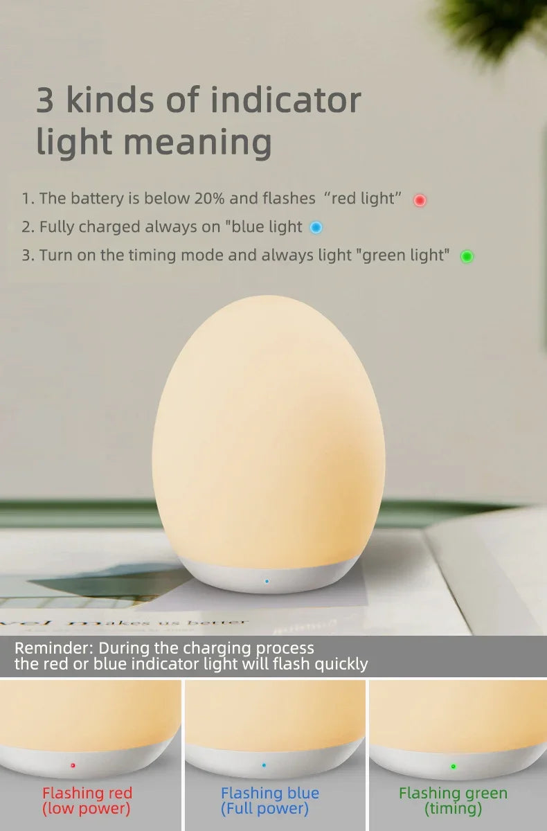 Rechargeable Nursery Lamp