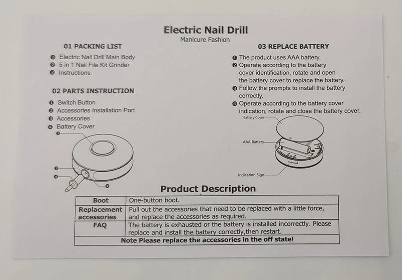Baby Electric Nail Trimmer