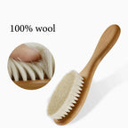 Newborn Baby Wooden Hair Brush
