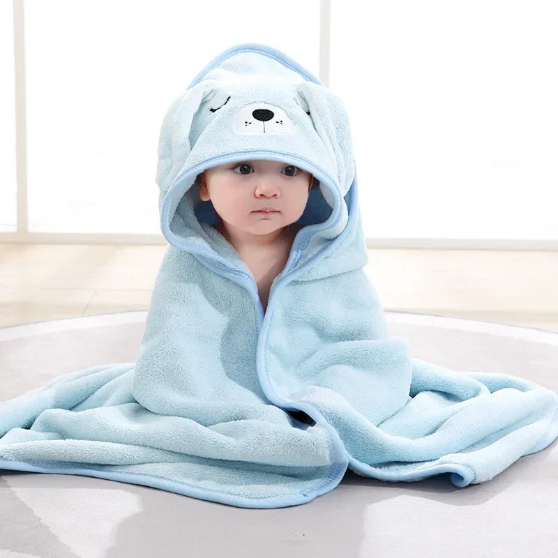 Cartoon Animal Hooded Baby Towels