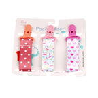 3 Pcs Baby Pacifier Clip Set