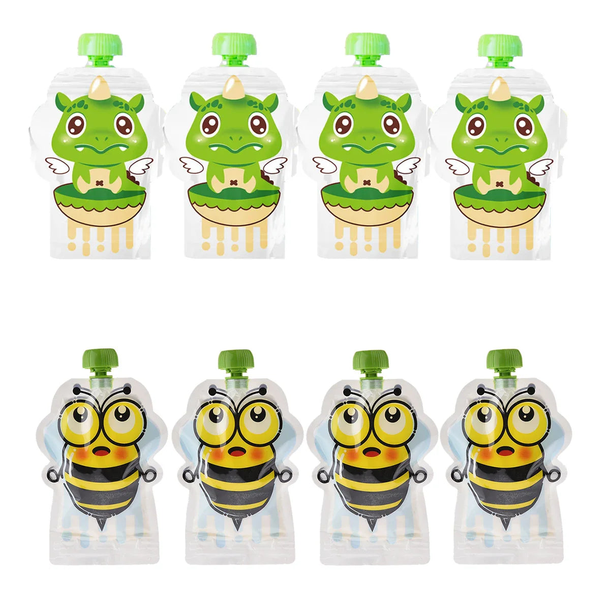 8 Pcs Sealed Complementary Food Pouch