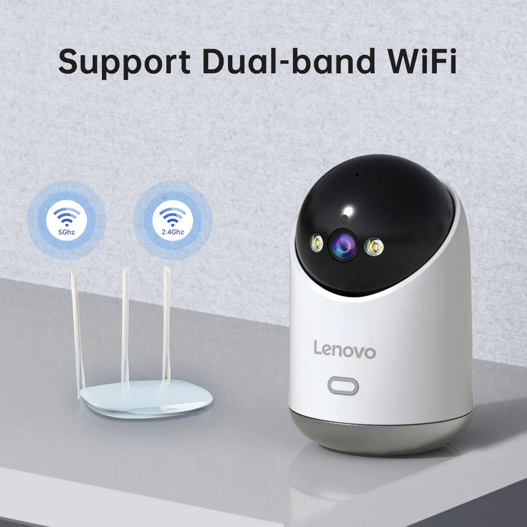 Lenovo 5MP WiFi Camera Smart Home Indoor Wireless