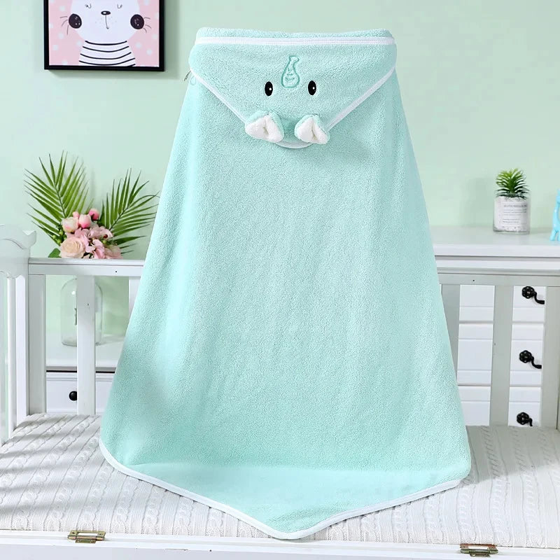 Cartoon Animal Hooded Baby Towels
