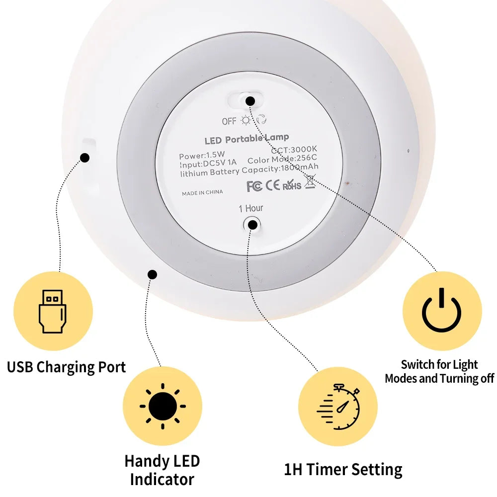 Rechargeable Nursery Lamp