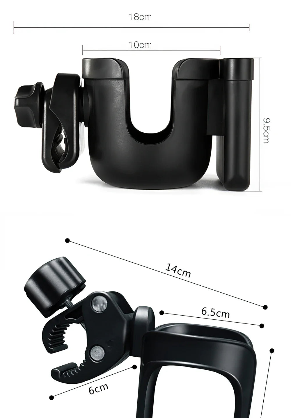 Baby Stroller Cup and Phone Holder