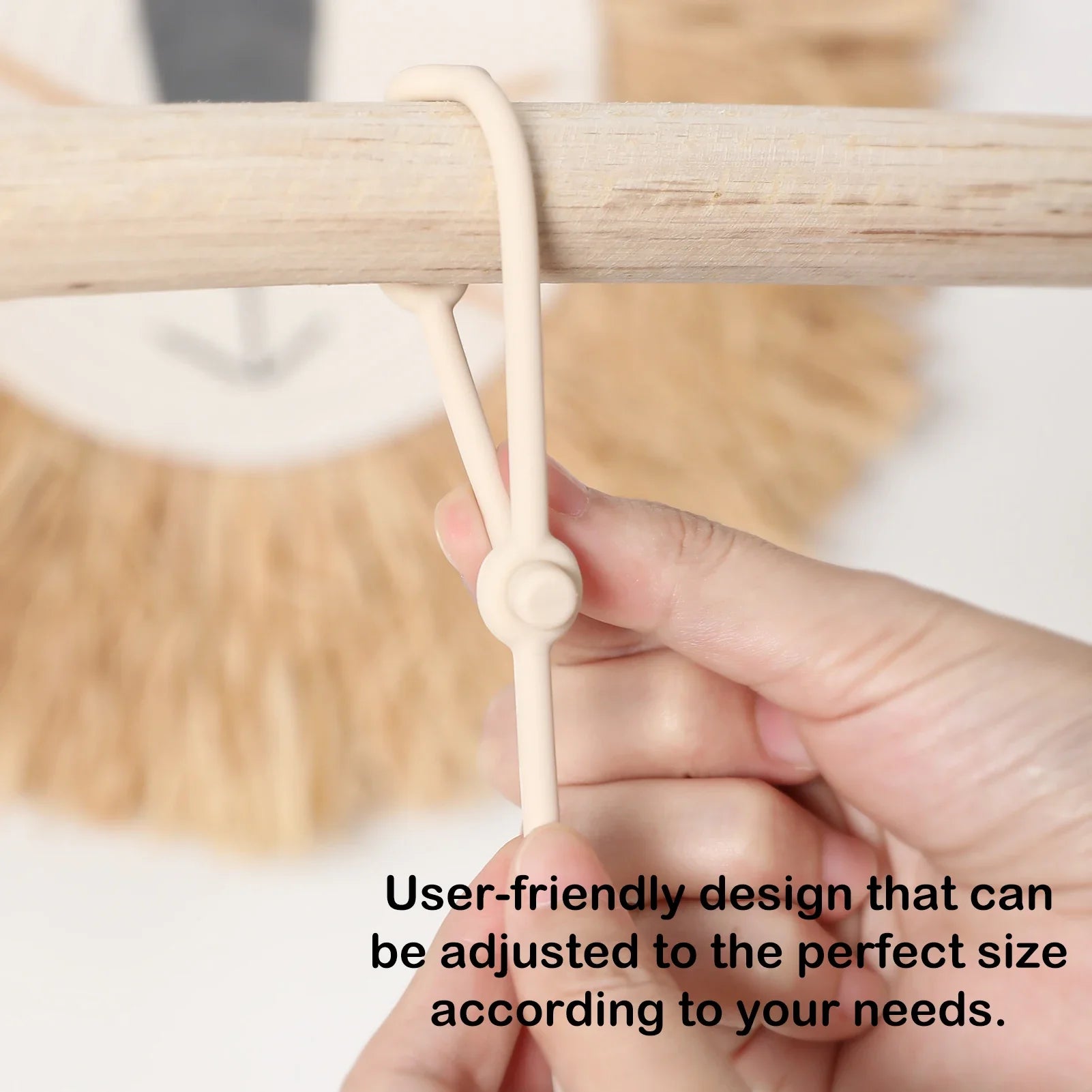 6pcs Silicone Baby Toy & Pacifier Straps